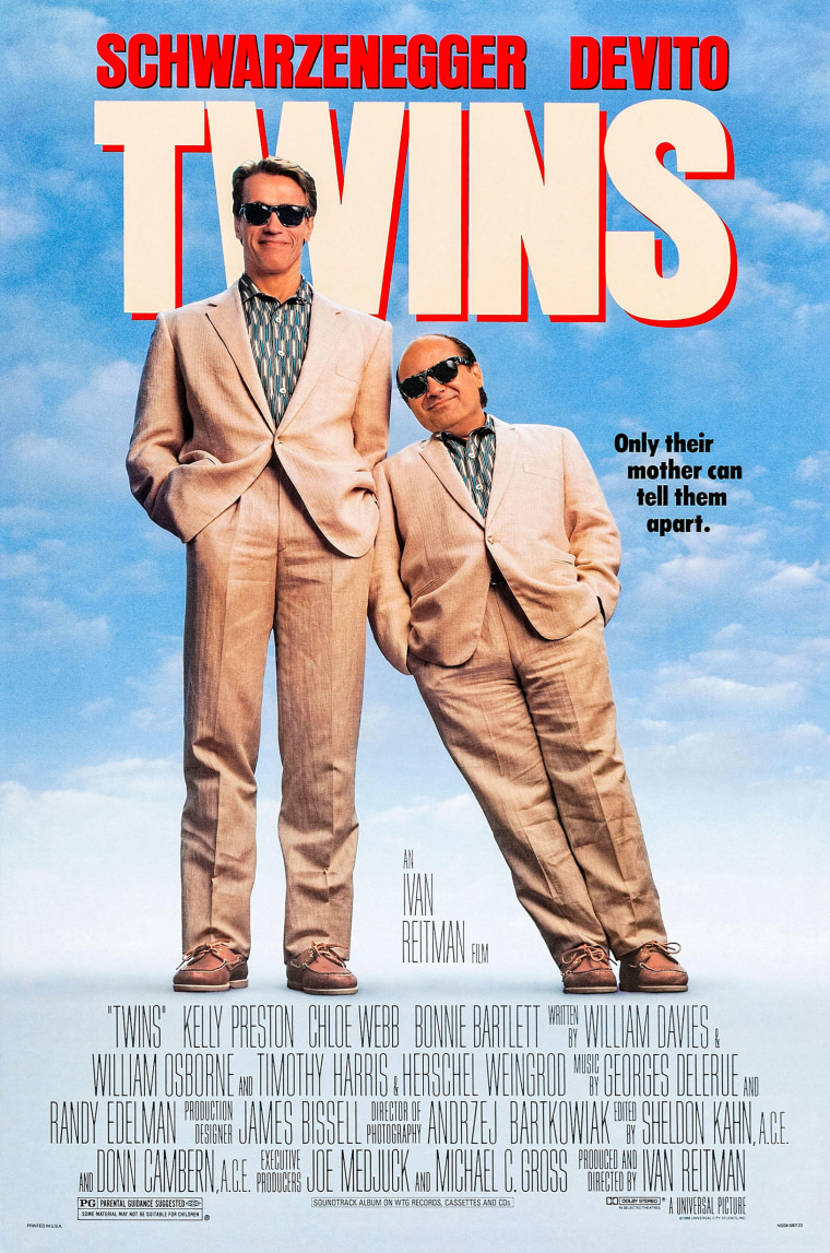DeVito, right, starred with Arnold Schwarzenegger in the 1988 comedy "Twins."