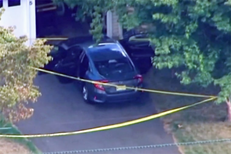 A 2-year-old girl was found dead in the back seat of a car in a New Jersey driveway.