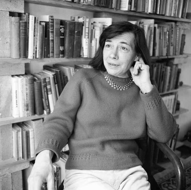 Author Patricia Highsmith at Home