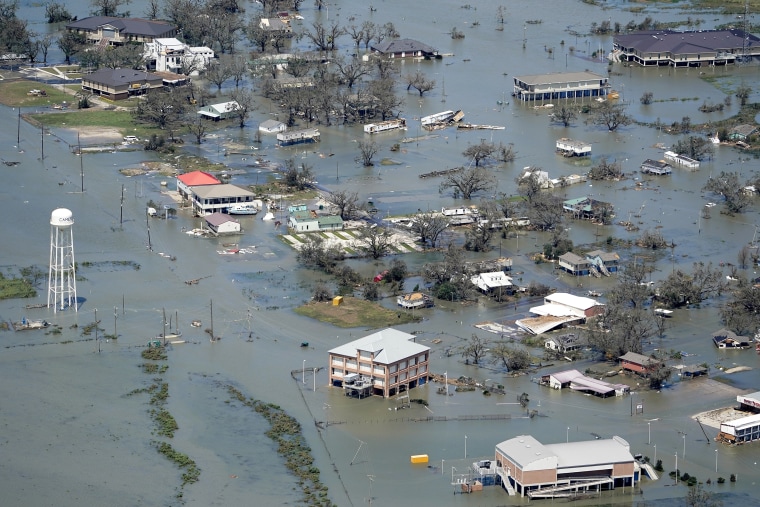 Hurricane Laura wiped out homes and businesses in and around Lake Charles in 2020.