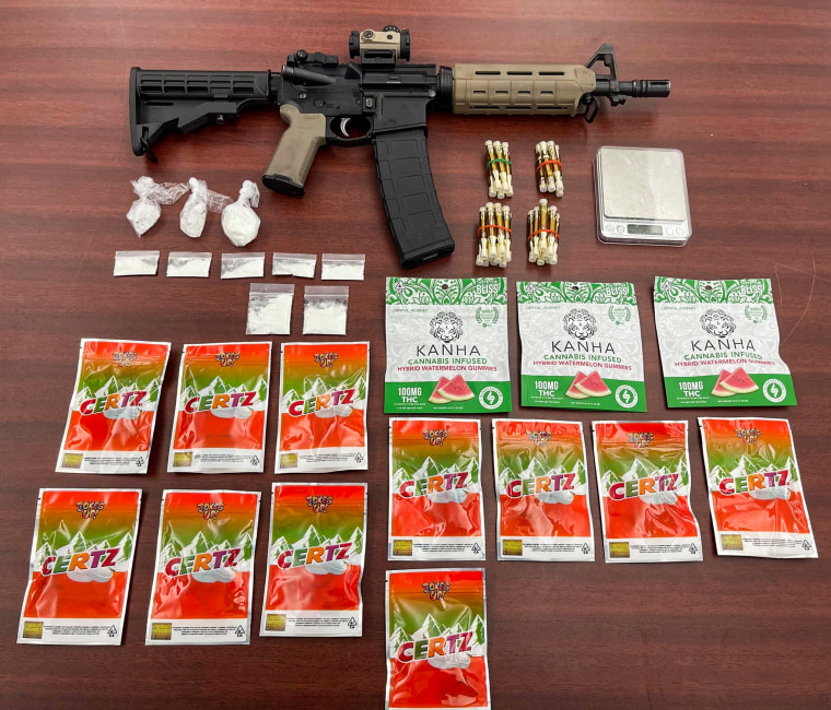 Evidence seized by the Livingston Parish Sheriff's Office following the arrest Steven McCarthy and public official Bridgette Hull.