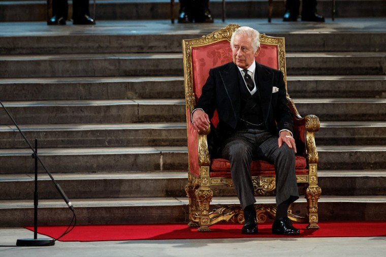 Image: Presentation Of Addresses By Both Houses of Parliament To His Majesty King Charles III