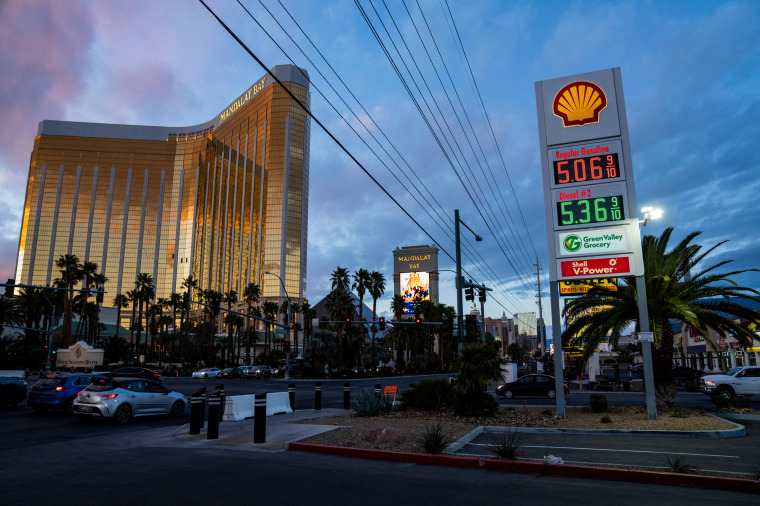 Image: Las Vegas Shell gas station