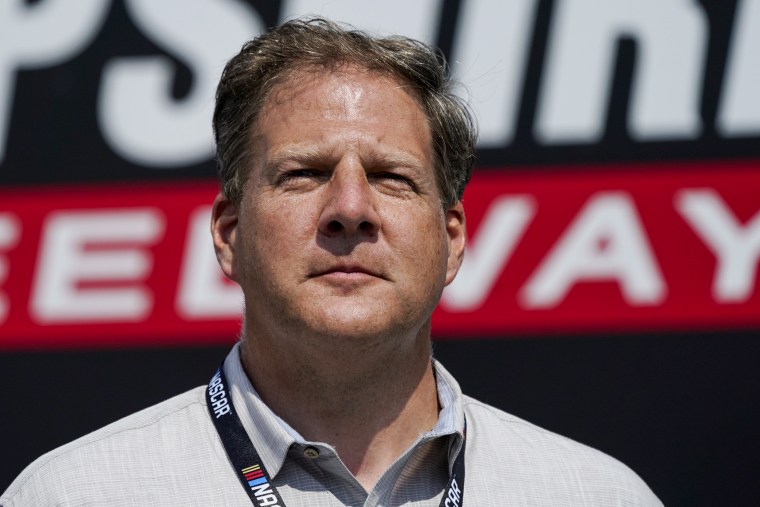 New Hampshire Gov. Chris Sununu at a NASCAR race on July 17, 2022, in Loudon, N.H.