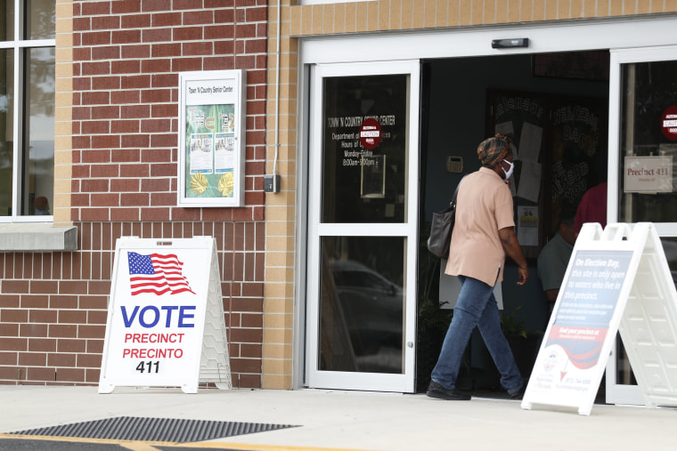 Image: Floridians Head To The Polls On State's Primary Election Day