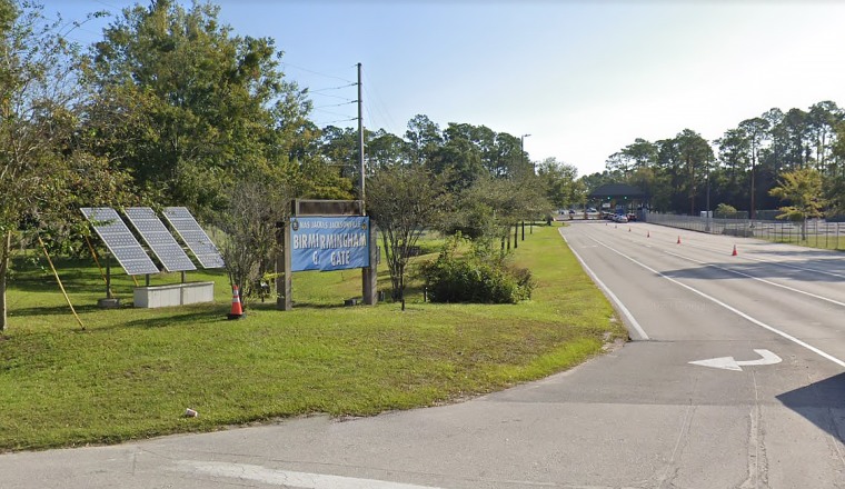 The Birmingham Gate at Naval Air Station Jacksonville.