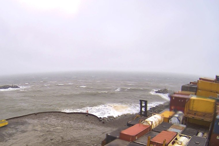 Image: Storm off Alaska coast, Bering Sea