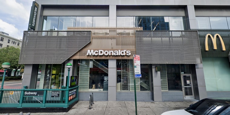 When sent the video, a spokesperson for the Office of the Deputy Commissioner, Public Information told TODAY in a statement police responded to the incident at approximately 2:25 a.m. at the McDonald’s, which was located on Delancey Street in the Lower East Side neighborhood of Manhattan.
