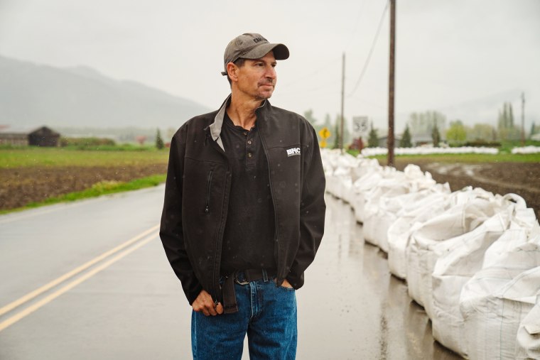 Everson Mayor John Perry poses for a portrait on Emerson Road in 2022.
