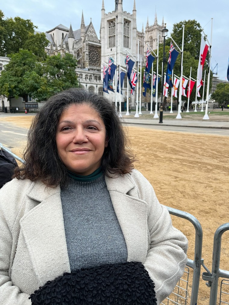Sima Mansouri, 55, was born in Iran and has lived in London for the last 25 years.