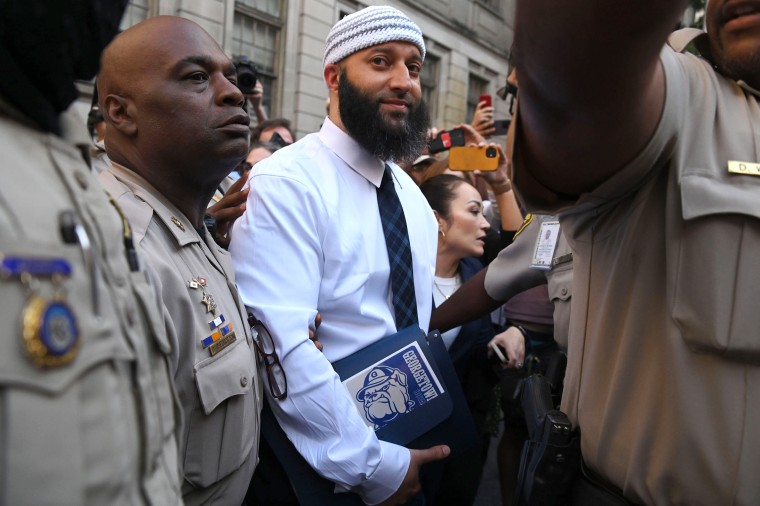 Image: Adnan Syed leaves courthouse