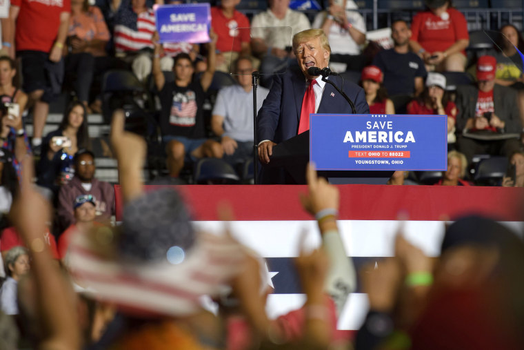Image: Donald Trump Holds Rally With Ohio Candidates In Youngstown