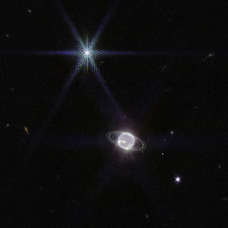 Fjord Richtlijnen Recreatie NASA releases JWST photo of Neptune's rings
