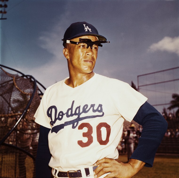 Maury Wills with Head Turned