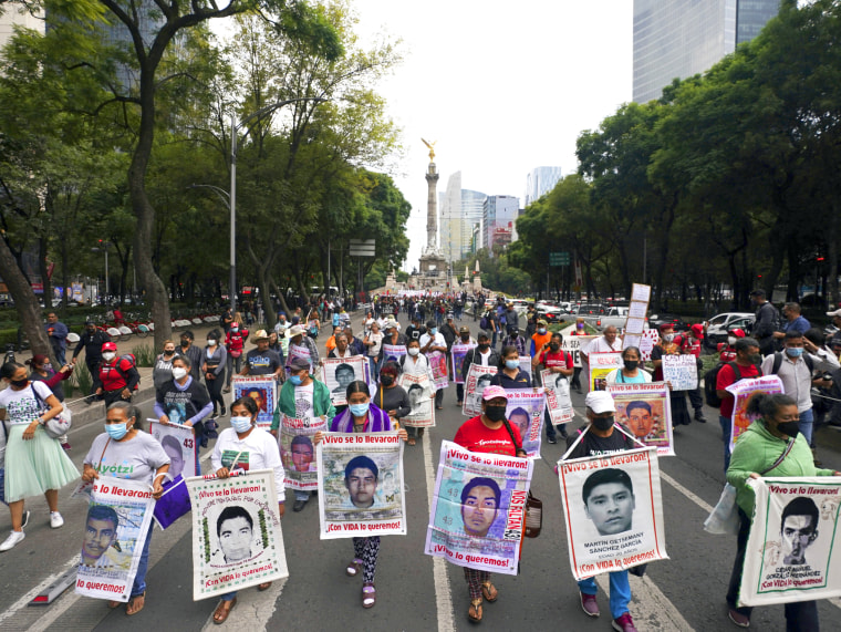 Image: missing Ayotzinapa students