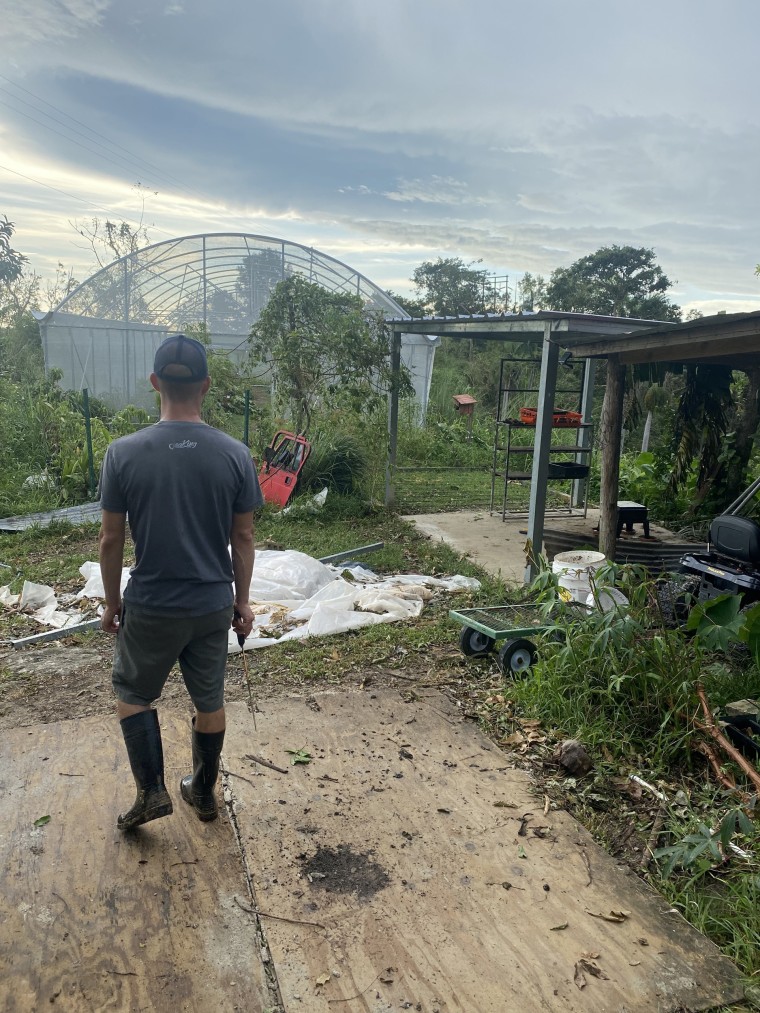 Jorge Luis Rivera, 36, a farmer in San Germán, Puerto Rico