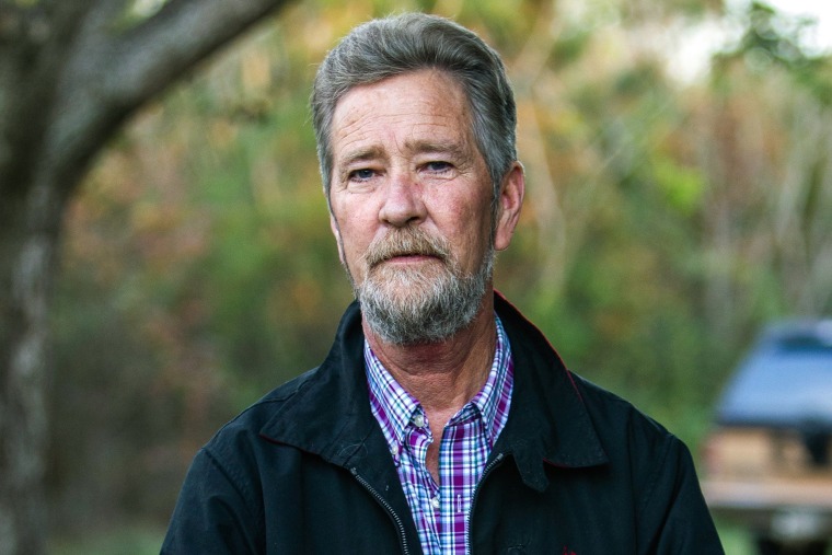 Leslie McCrae Dowless Jr. poses for a portrait outside his home in Bladenboro, N.C., Dec. 5, 2018.