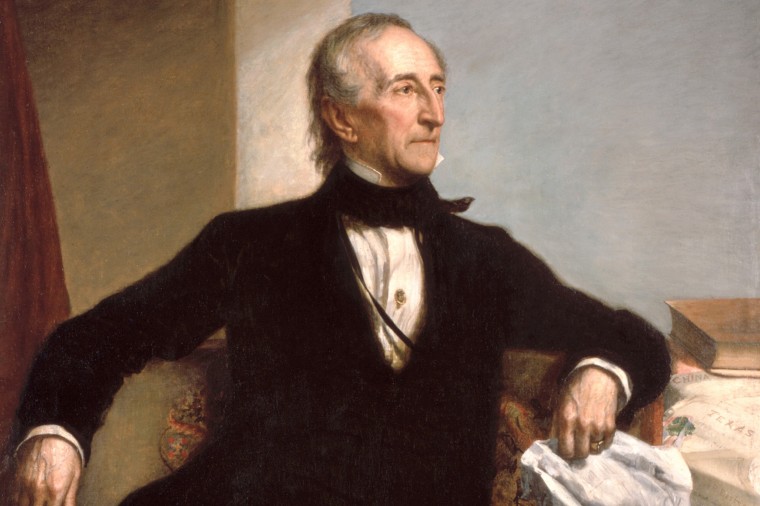 Portrait of President John Tyler by George PA Healy (American, 1813 - 1894); oil on canvas, 1859. From the White House collection, Washington DC.