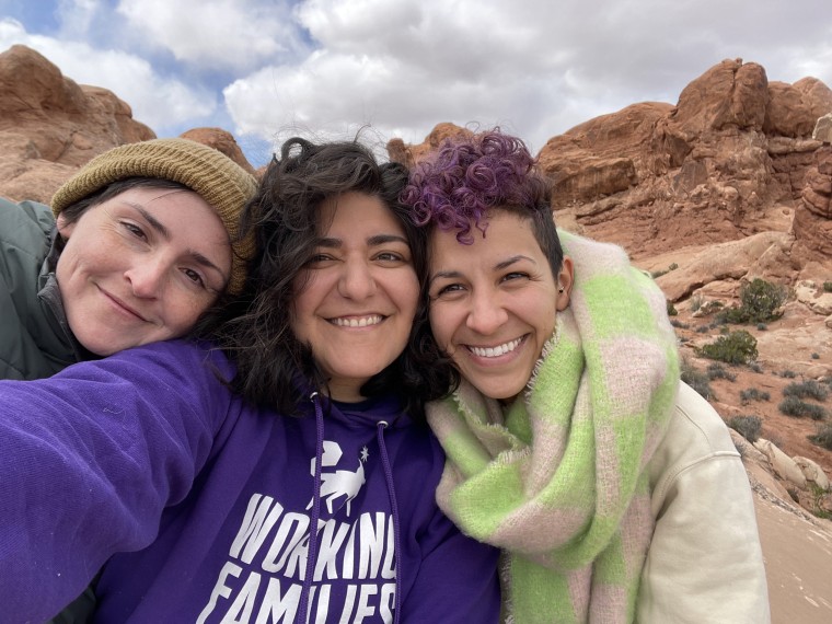 Kris Brown, Liliana Bakhtiari, and Sarah Al-Khayyal