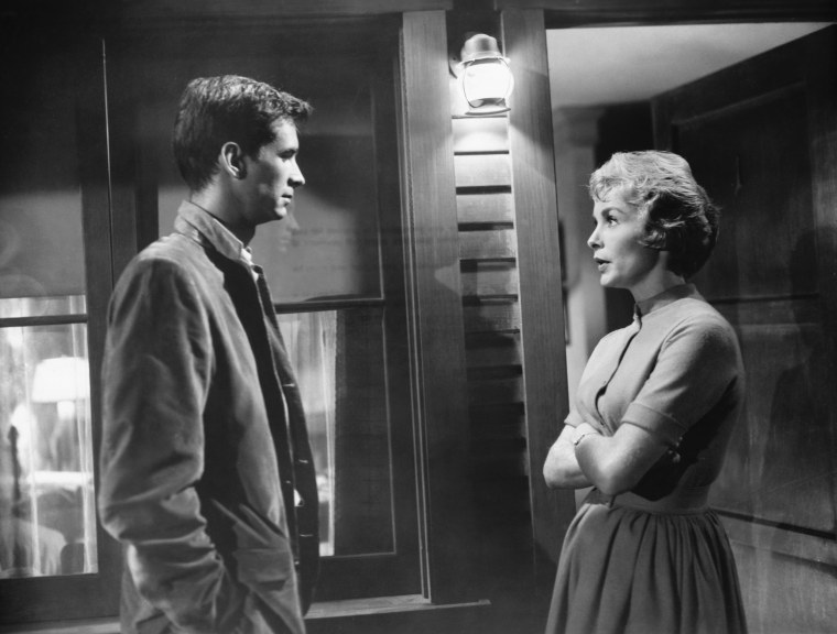 Anthony Perkins and Janet Leigh in Psycho