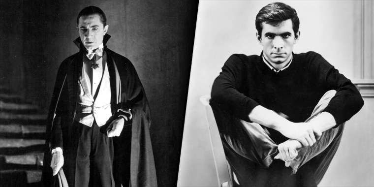 Bela Lugosi in 1931's "Dracula" and Anthony Perkins in "Psycho."