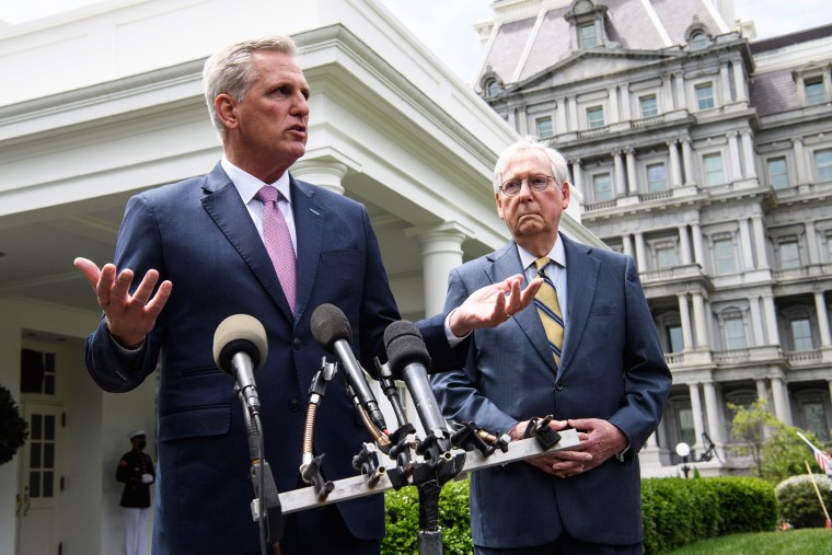 Senate Minority Leader Mitch McConnell and House Minority Leader Kevin McCarthy