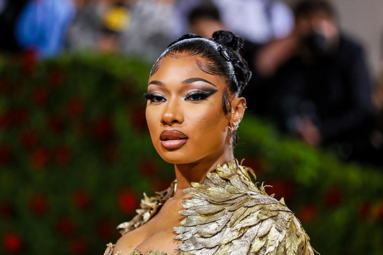 Megan Thee Stallion attends the Met Gala on May 2, 2022, in New York.