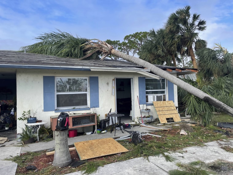 Cheynne Prevatt's home was damaged by Hurricane Ian