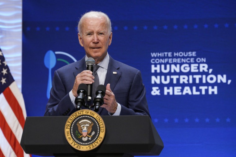El presidente de EE.UU., Joe Biden, habla en la Conferencia de la Casa Blanca sobre el Hambre, la Nutrición y la Salud en Washington, D.C. el miércoles 28 de septiembre de 2022.