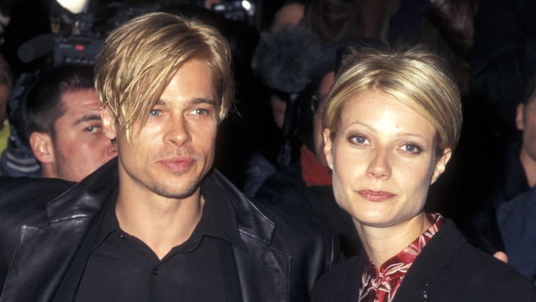 Brad Pitt y Gwyneth Paltrow en la premier de 'The Devil's Own' en 1997