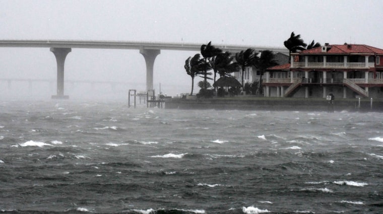 St. Pete Beach´horas antes de la llegada del huracán Ian a las costas de Florida, el 28 de septiembre de 2022.