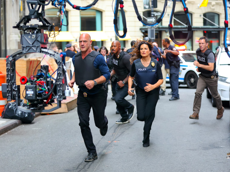 Christopher Meloni, Mariska Hargitay, Mehcad Brooks and Jeffrey Donovan