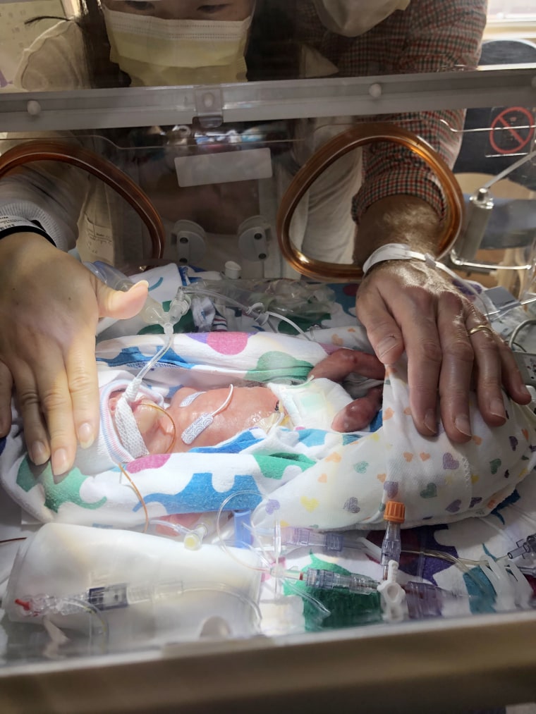 The three oldest Crince children were all born at 39 weeks. When Katy Crince went into labor at 23 weeks, she never imagined she'd deliver a baby that early. 