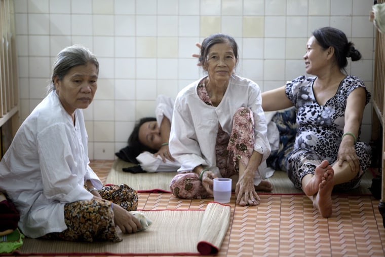 Women in Ho Chi Minh City Oncology Hospital's cervical cancer ward. 