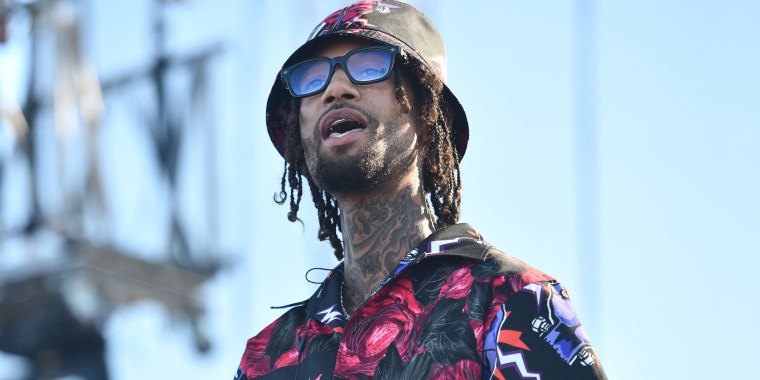 Rapper PnB Rock, seen here performing in August 2019, was shot and killed during a robbery at a South Los Angeles restaurant. 