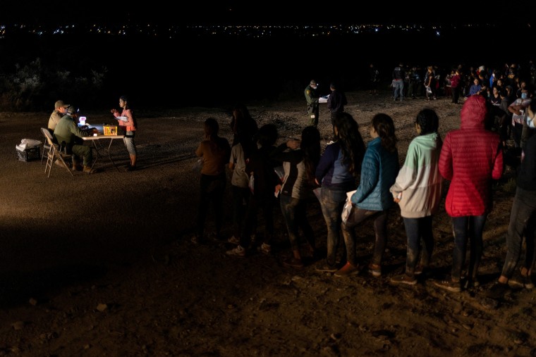 FILE PHOTO: Migrants in Roma, Texas