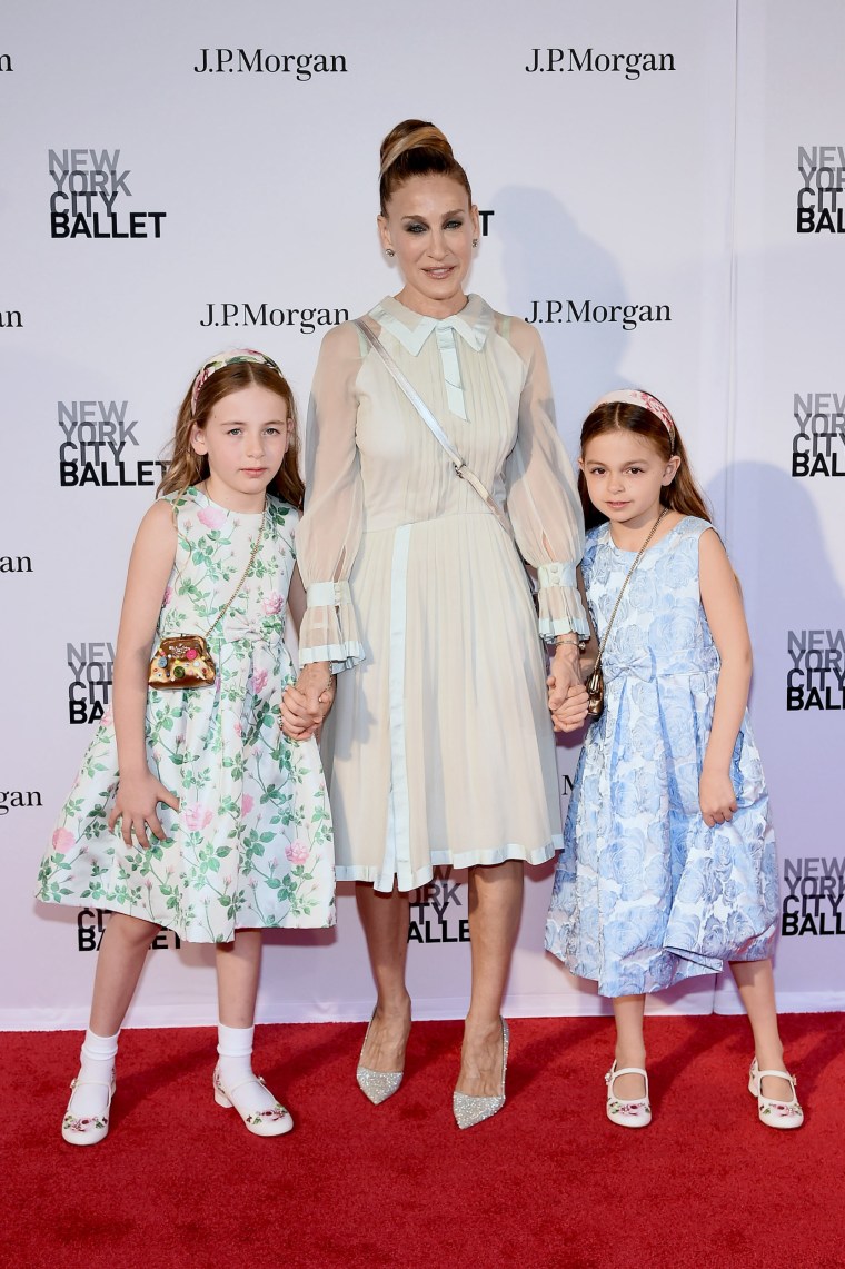 La famille assiste au gala du printemps 2018 du New York City Ballet au Lincoln Center le 3 mai 2018 à New York.