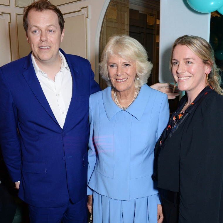 Tom Parker Bowles, Camilla, Duchess of Cornwall and Laura Lopes