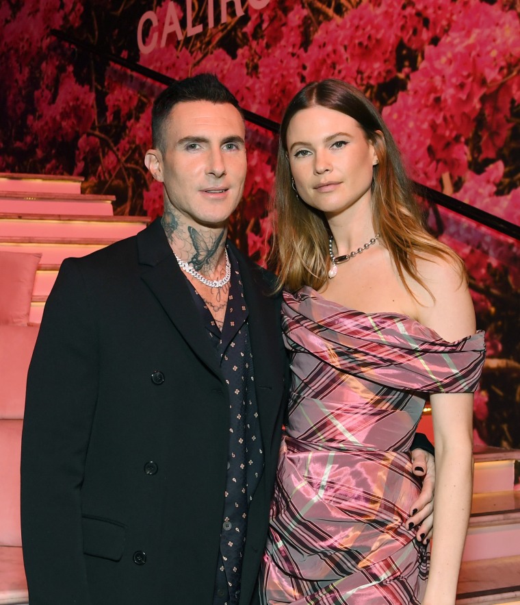 Adam Levine and Behati Prinsloo