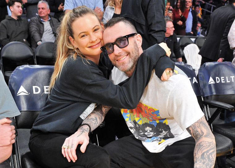 Adam Levine and Behati Prinsloo