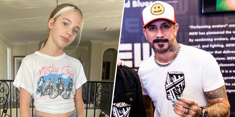 AJ McLean's daughter, Elliot is celebrating many milestones. The 10-year-old, who decided she didn't wanted to be called Ava celebrated her birthday over the weekend.