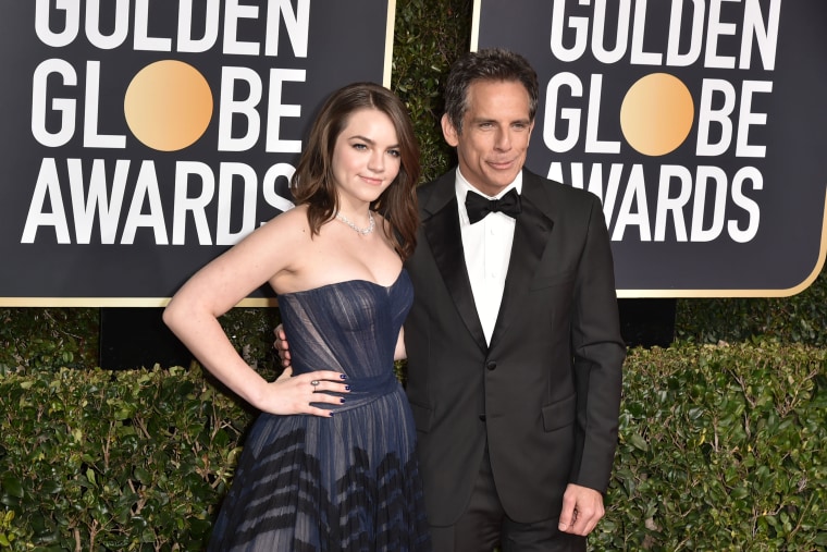 Ella Stiller and Ben Stiller