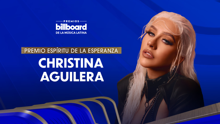 Christina Aguilera recibirá el Premio Billboard Espíritu de la Esperanza y cantará en los Premios Billboard de la Música Latina 2022