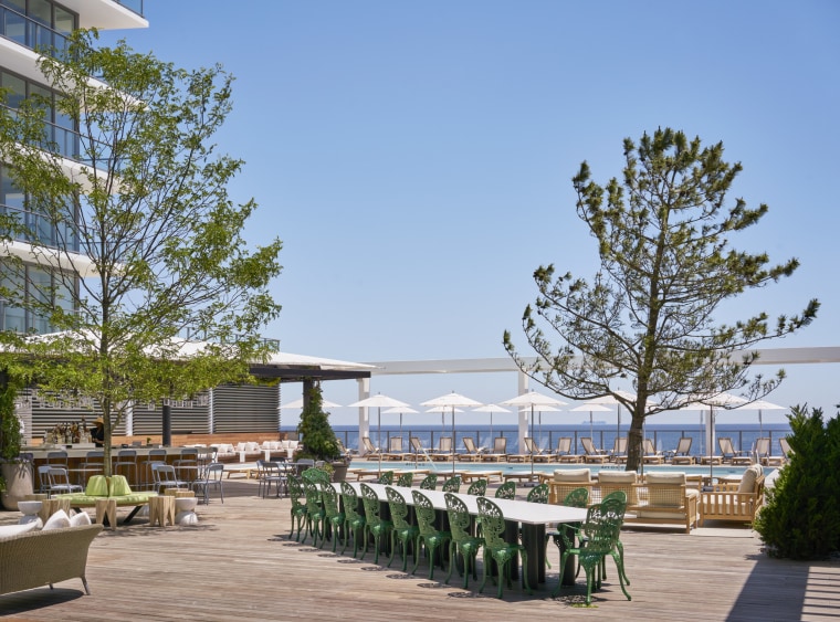 rooftop deck at Asbury Ocean Club in Park New Jersey