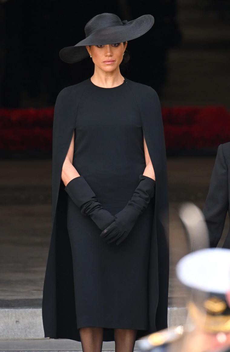 Meghan Markle at Queen Elizabeth's funeral