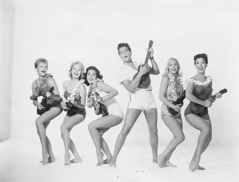Elvis Presley and Women from Blue Hawaii