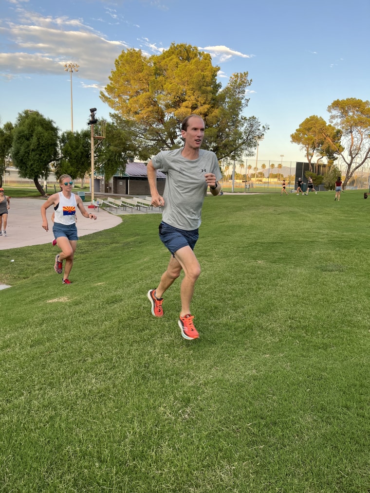Run Tucson teaches form on hills because runners naturally lean into the hill, push off the balls of their feet and drive their elbows more. The hope is that runners will apply this hill form to flatter, faster running.