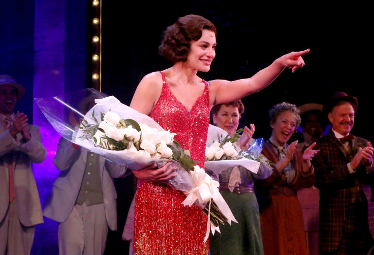 Lea Michele wowed the crowd as Fanny Brice in "Funny Girl."