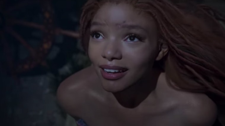 Halle Bailey as Ariel in the first teaser for the upcoming live-action "Little Mermaid."