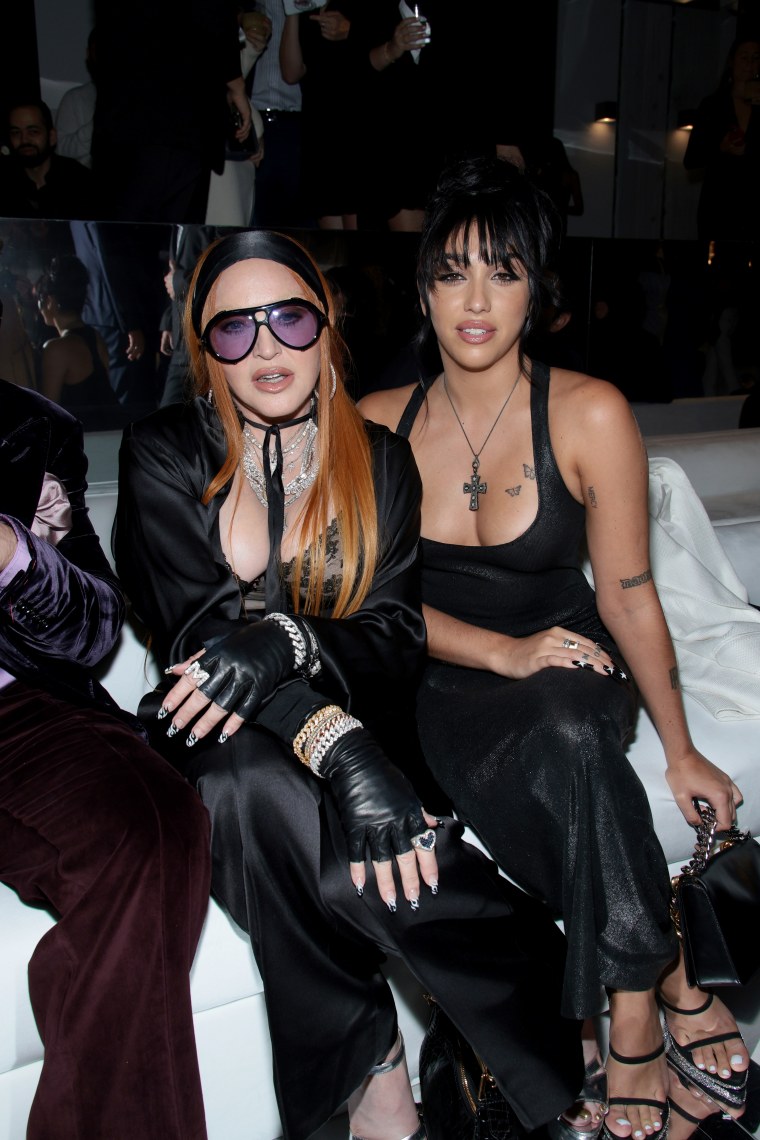 Madonna, Lourdes Leon, Rocco Ritchie Attend Tom Ford Show At NYFW